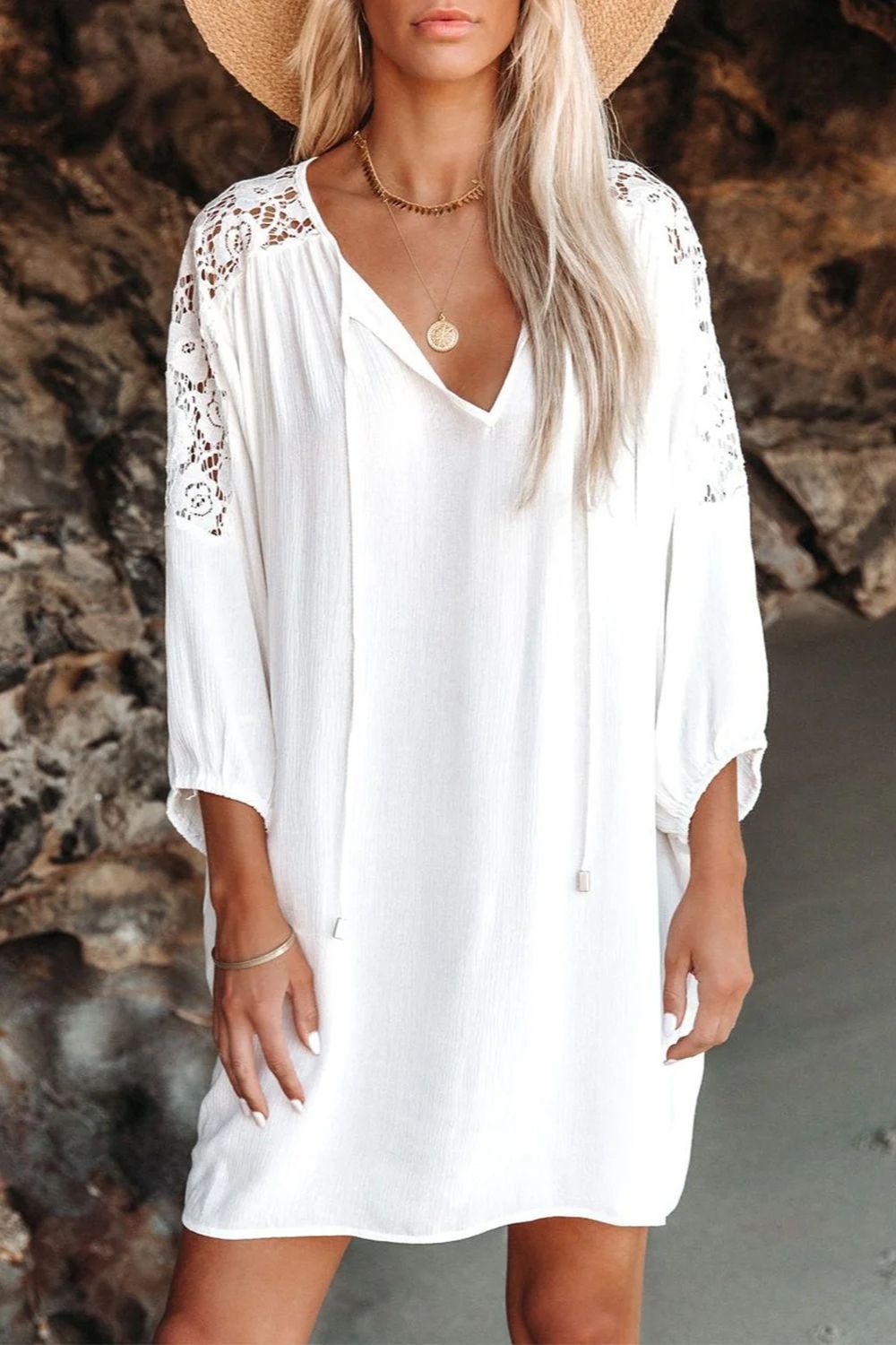Janeth Aesthetic Light Beach Dress Premium Wardrobe Essential
