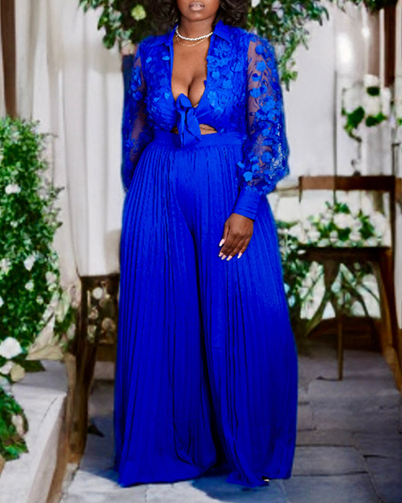 Elegant Blue Jumpsuit for Women | Tailored Fit & Comfortable Fabric