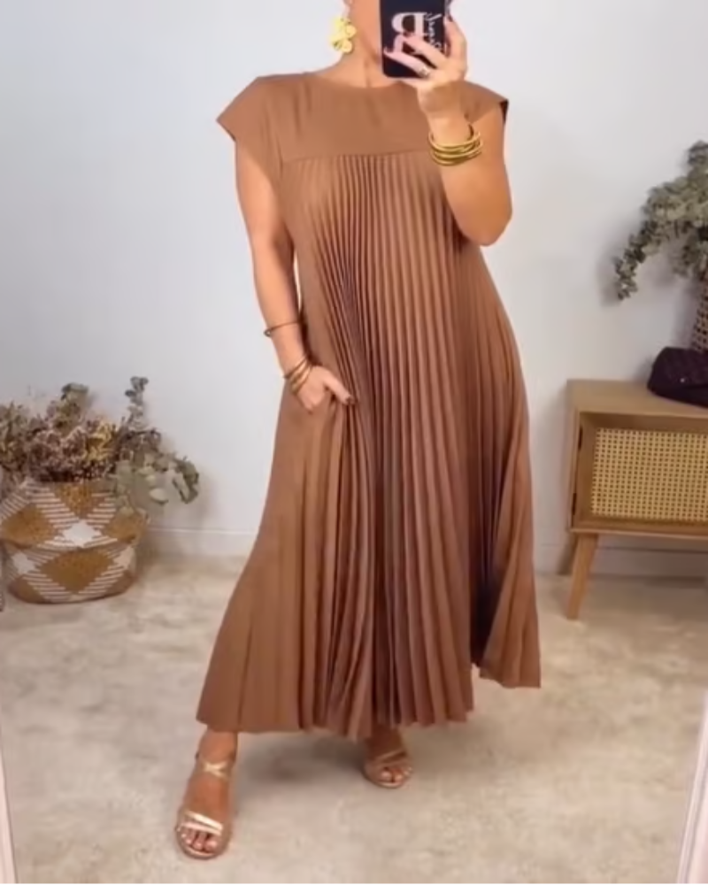 Jamie | Timeless and Comfortable Dress Brown