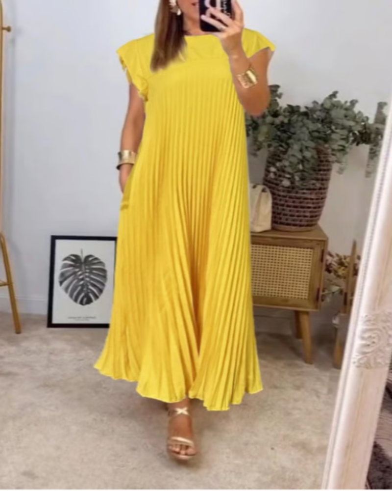 Jamie | Timeless and Comfortable Dress Yellow