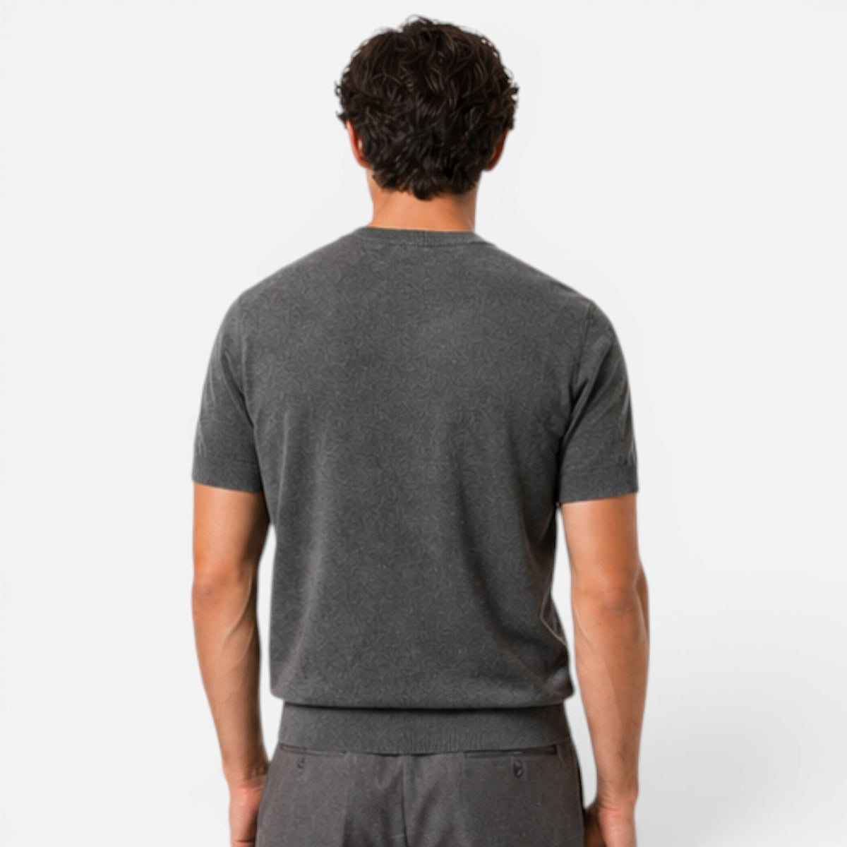 Maison Straver | Men’s Knit T Shirt Slim Fit