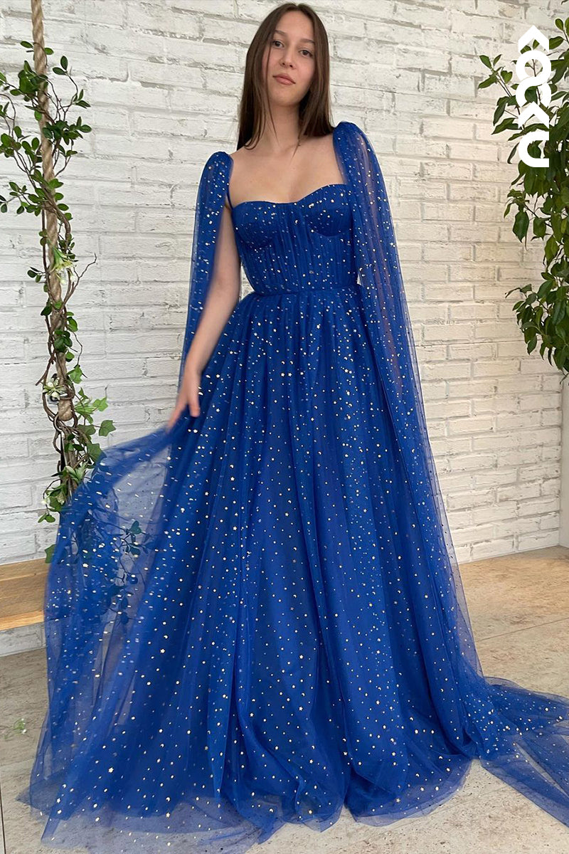 L1282 - Two-Piece Sweetheart Sequined Pleats Prom Evening Formal Dress
