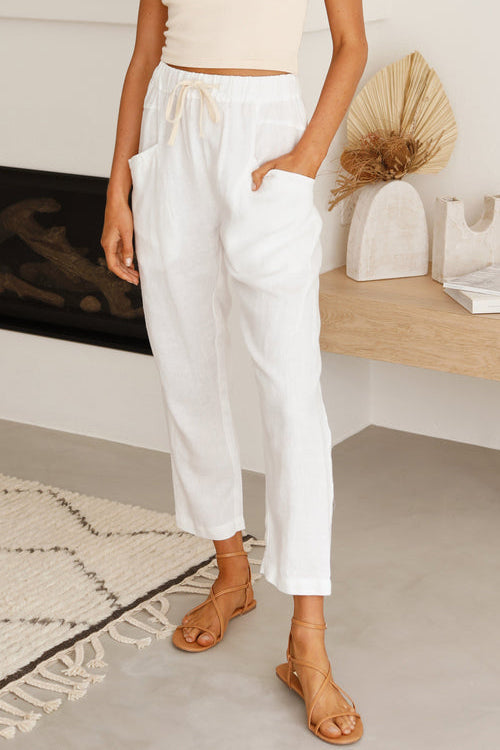 Relaxed Drawstring Pants