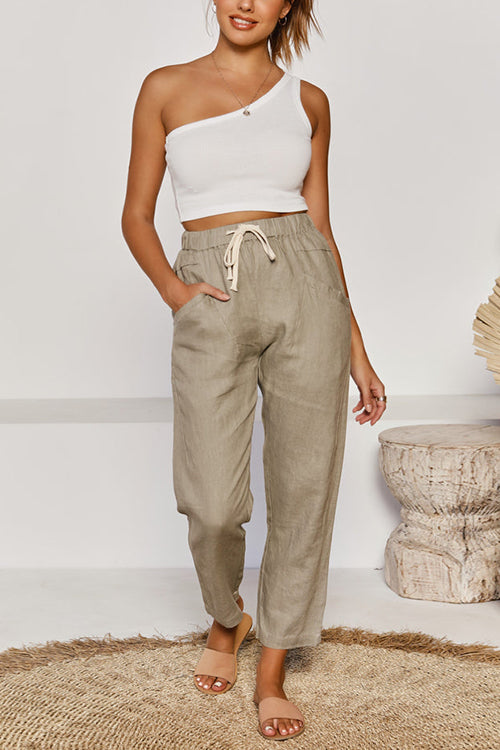 Relaxed Drawstring Pants