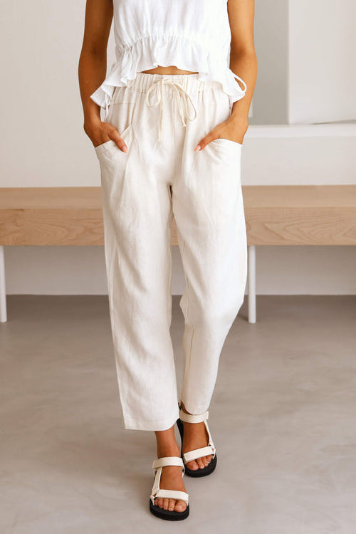 Relaxed Drawstring Pants