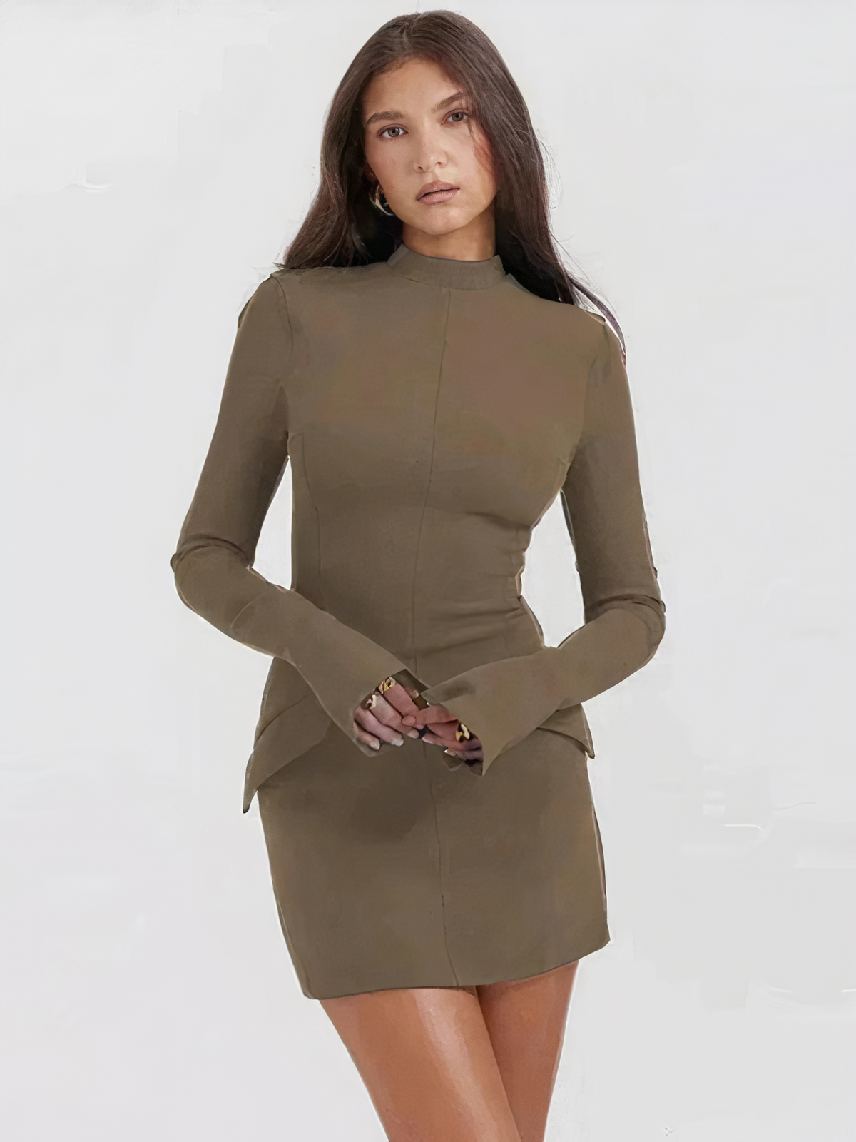 Florencia Minimalist Mini Dress Premium Wardrobe Essential