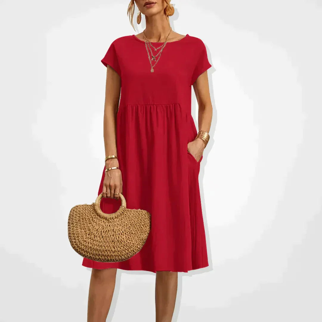Viviana Timeless Flowing Summer Dress Evening Wear Edit