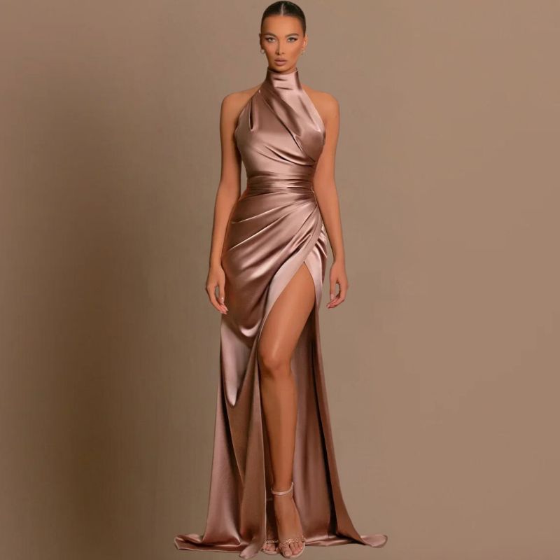 Micaela Minimalist Stylish Evening Dress Wear Edit