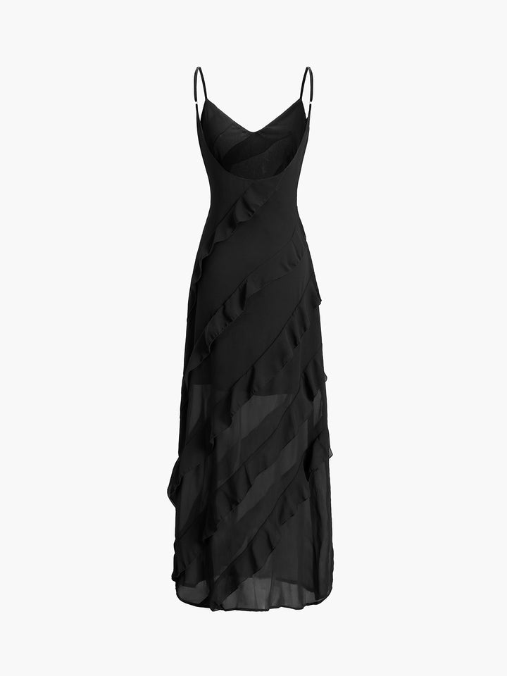 Shelby Exclusive Ruffled Dress Chic Silhouette Collection