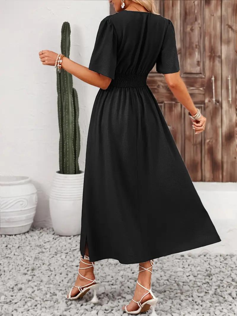 Sandra Elegant Long Dress Urban Dress with Premium Casual Styling