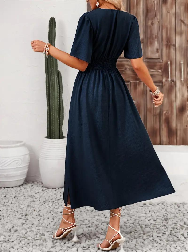 Sandra Elegant Long Dress Urban Dress with Premium Casual Styling