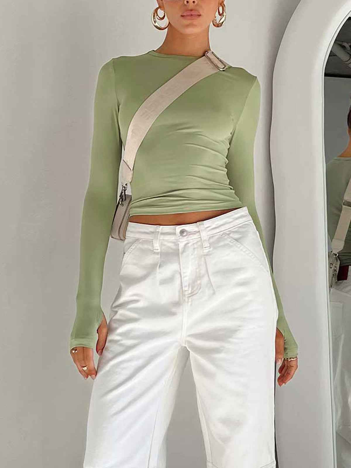 Modern Comfortable Crop Top with Breathable Fabric and Stylish Design
