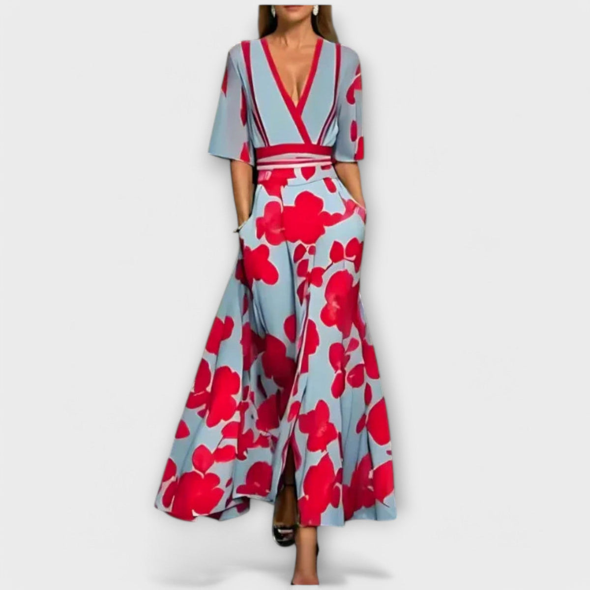 Elise - Floral Wallet Dress