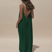 Spaghetti Strap Loose Fit Maxi Dress 12