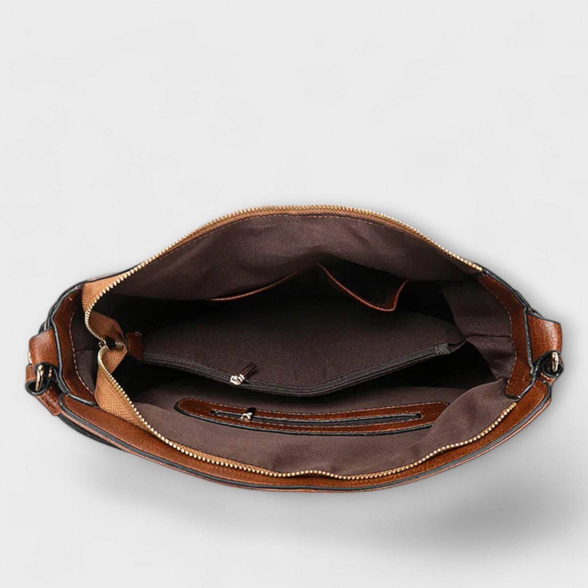 Tassel Zip Slouchy Hobo Shoulder Bag