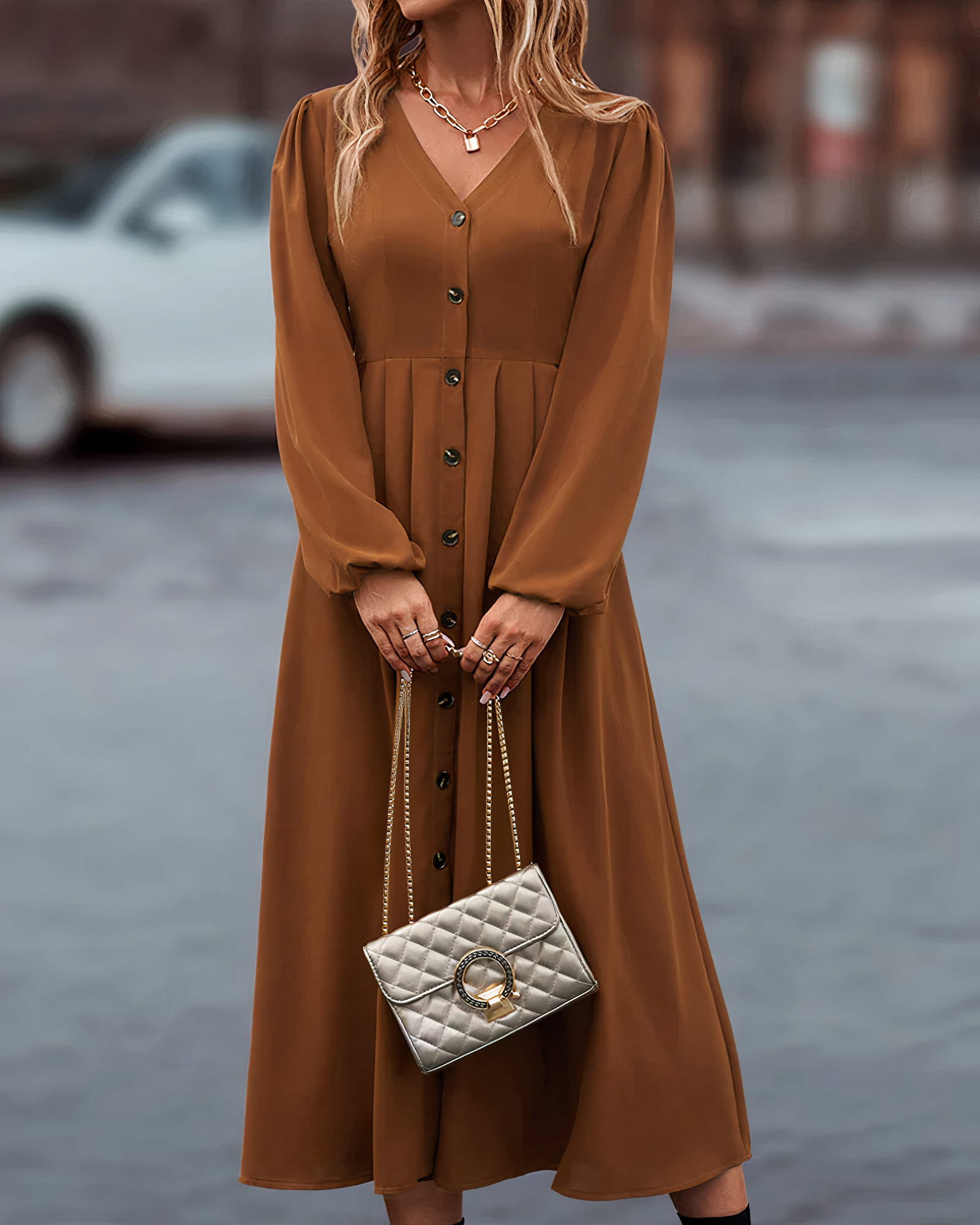 Cristina Exclusive Autumn Dress Statement Occasion Edit