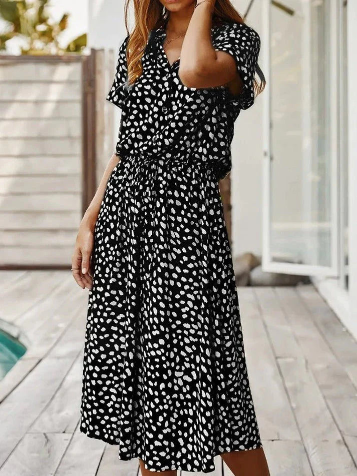 Laura Womens Vintage Dress Elegant Dress with Premium Casual Styling