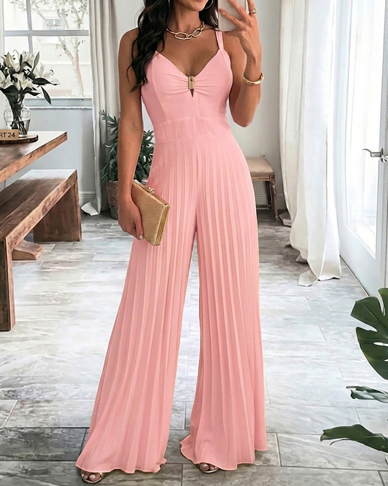 Elegant Airy Wide Leg Jumpsuit for Women | Lightweight & Versatile