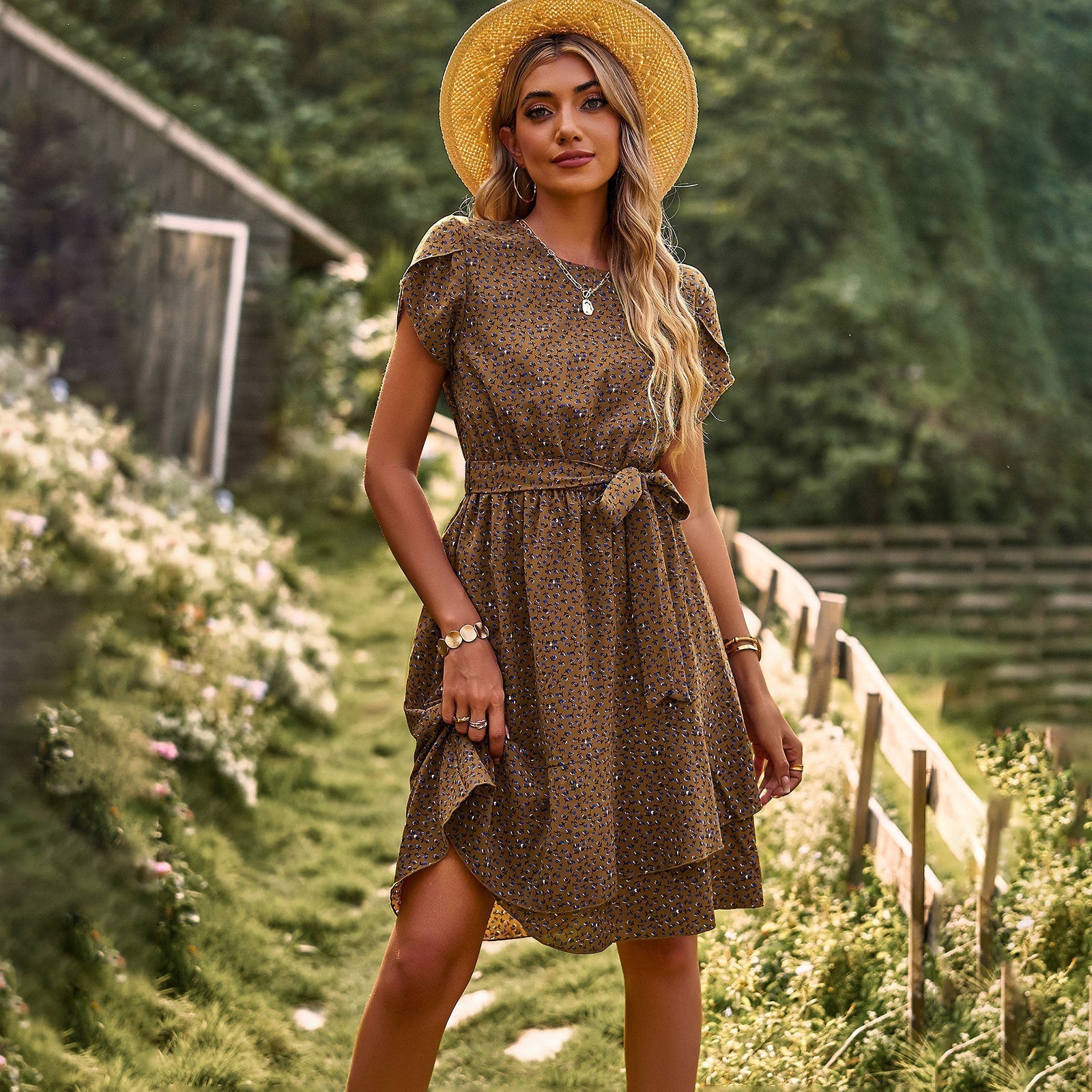 Trinity Exclusive Floral Dress Evening Wear Edit