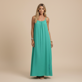 Spaghetti Strap Loose Fit Maxi Dress 18