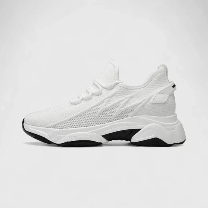 Mesh Lace Up Chunky Platform Sneakers