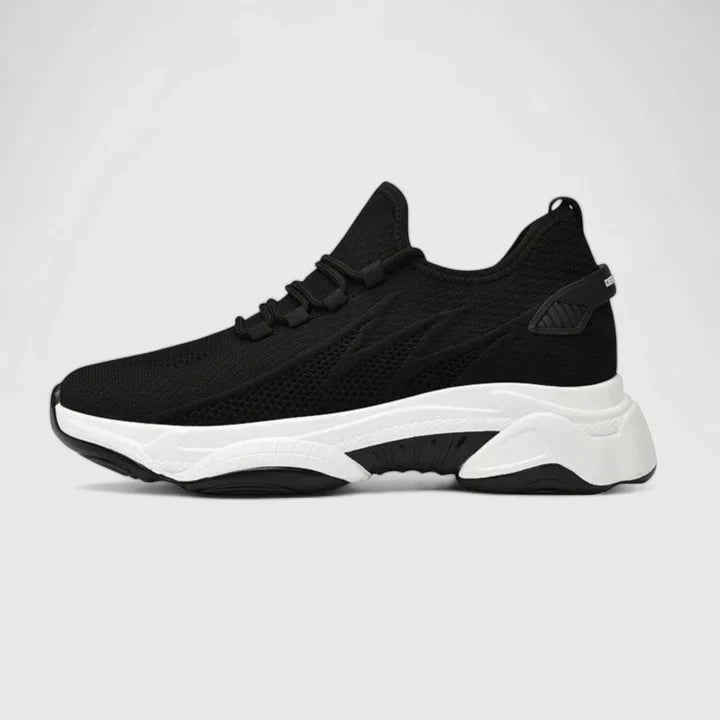 Mesh Lace Up Chunky Platform Sneakers