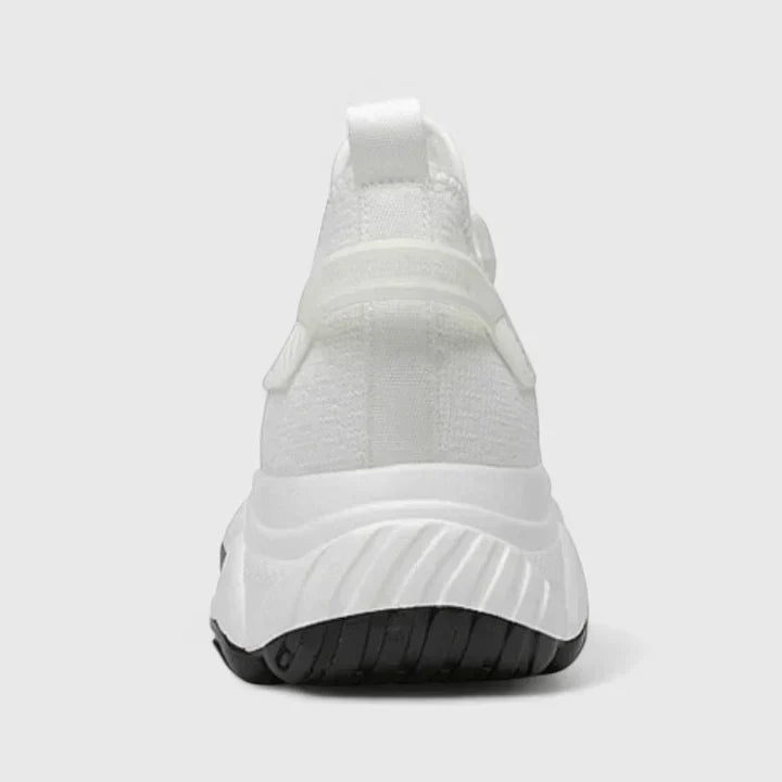 Mesh Lace Up Chunky Platform Sneakers
