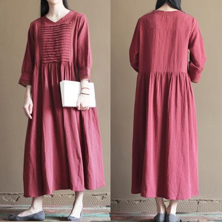 Mulberry linen summer maxi dress long sundresses plus size linen clothing