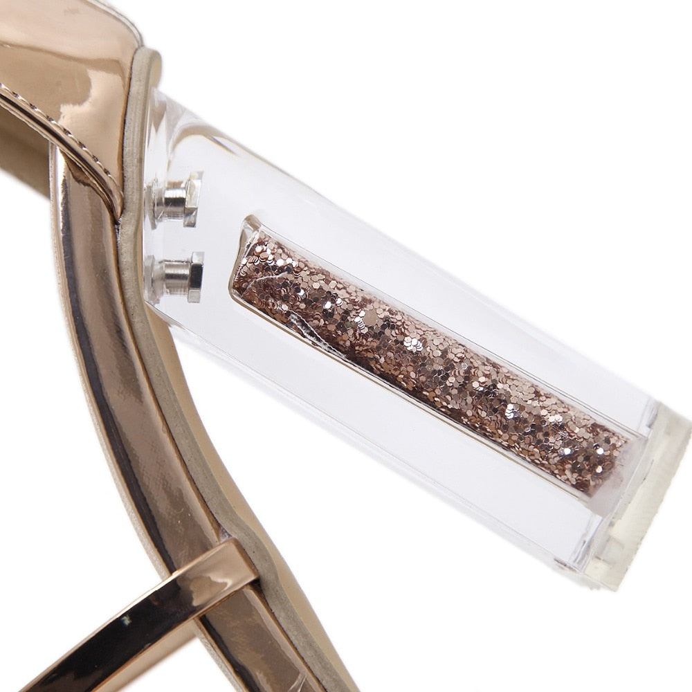 Unseen Forces Glitter High Heels