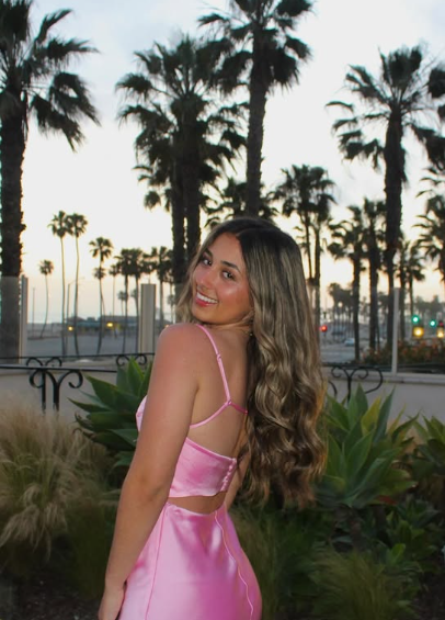 Sexy Sheath Long Straps Light Pink Prom Dresses cc1362