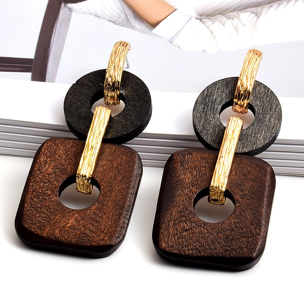 A Silent Shield Drop Dangle Earrings