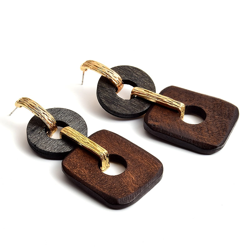 A Silent Shield Drop Dangle Earrings