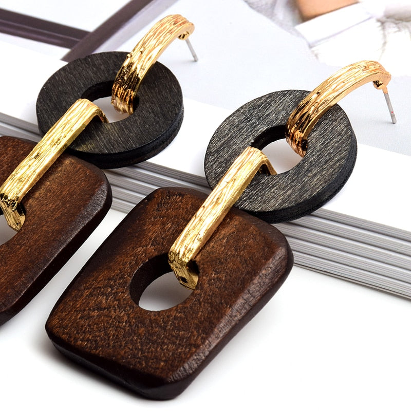 A Silent Shield Drop Dangle Earrings