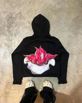 Autumn Fun Pattern Printed Hoodie