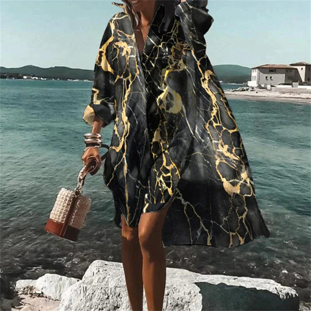 Linda Aesthetic Stylish Beach Dress Premium Wardrobe Essential