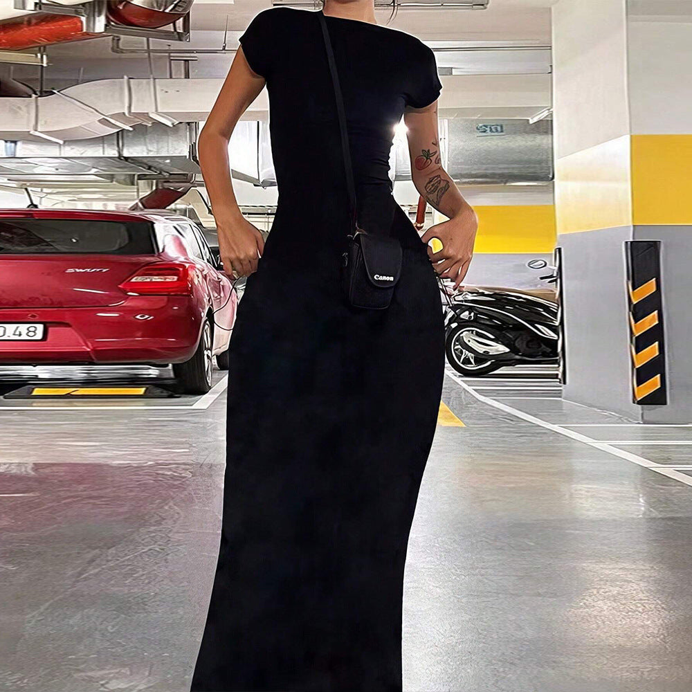 Sexy Bare Back Slim Fit Waist Controlled Slimming Party Disco Dress