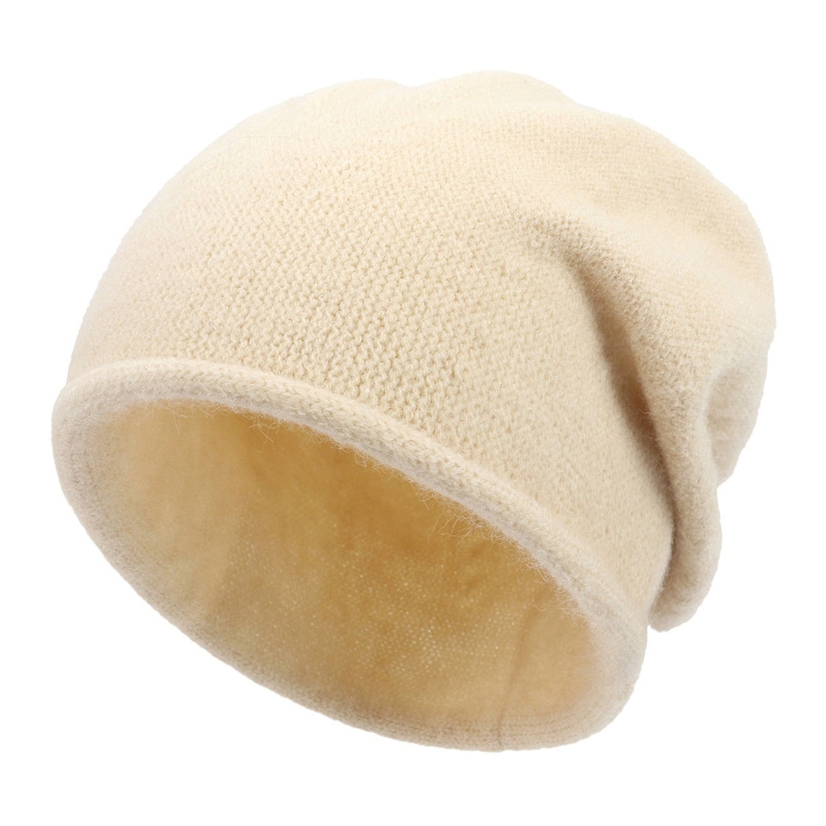 Slouchy Ribbed Knit Beanie