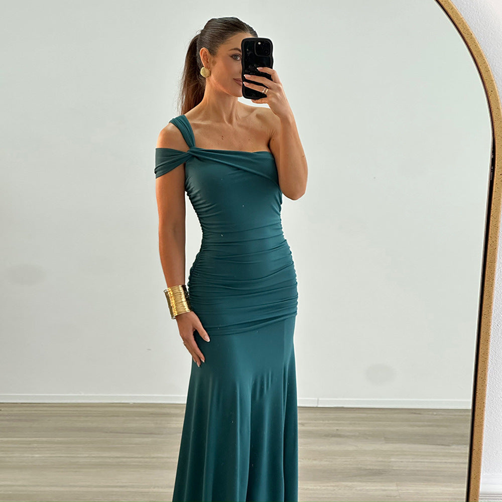 Elara Maxi Dress- Green