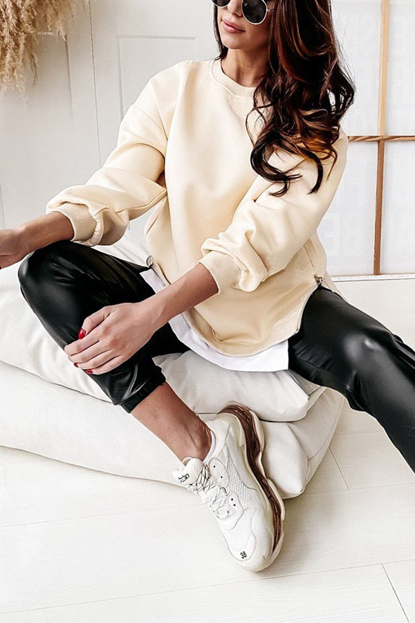 Elite Season Side Zipper Sweatshirt