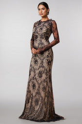 Remington Mesh Fishtail Maxi Dress - View 4