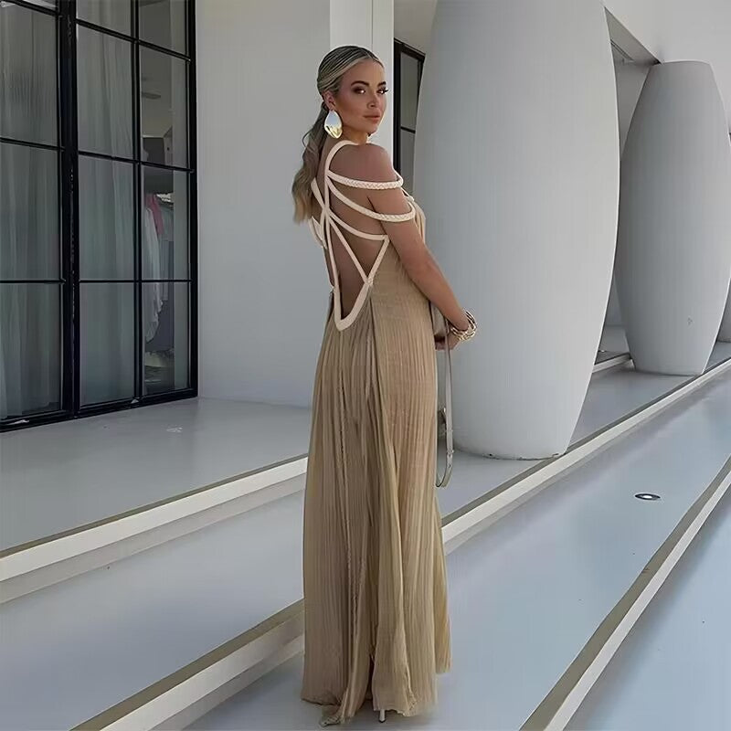 Bernarda Minimalist Long Dress for Effortless Elegance Designer Edit