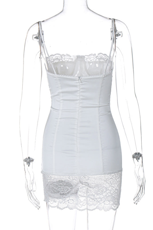 Kapri Lace Ruffle Corset Dress - View 11