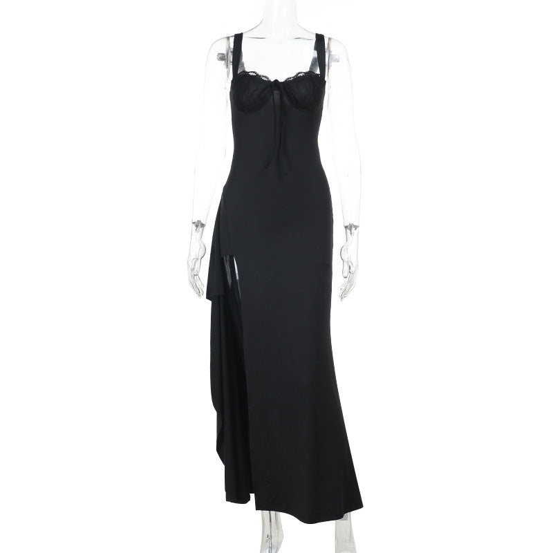 Irish Slit Dress Black