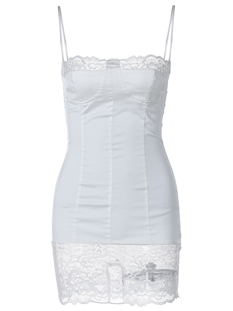 Kapri Lace Ruffle Corset Dress - View 14