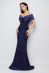 Meli Sequin Fishtail Maxi Dress - View 4