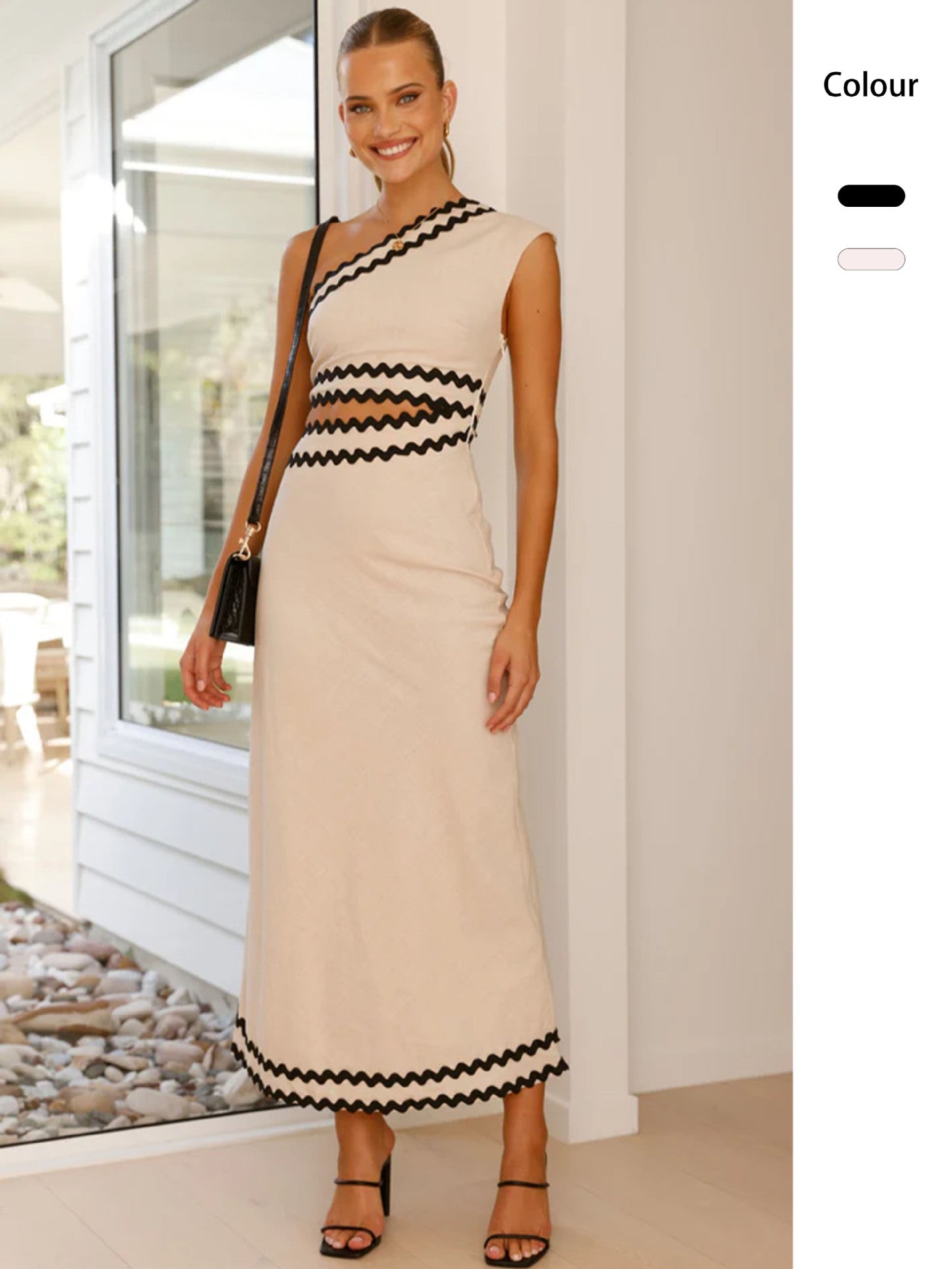 Mikayla Minimalist One Shoulder Dress Designer Edit