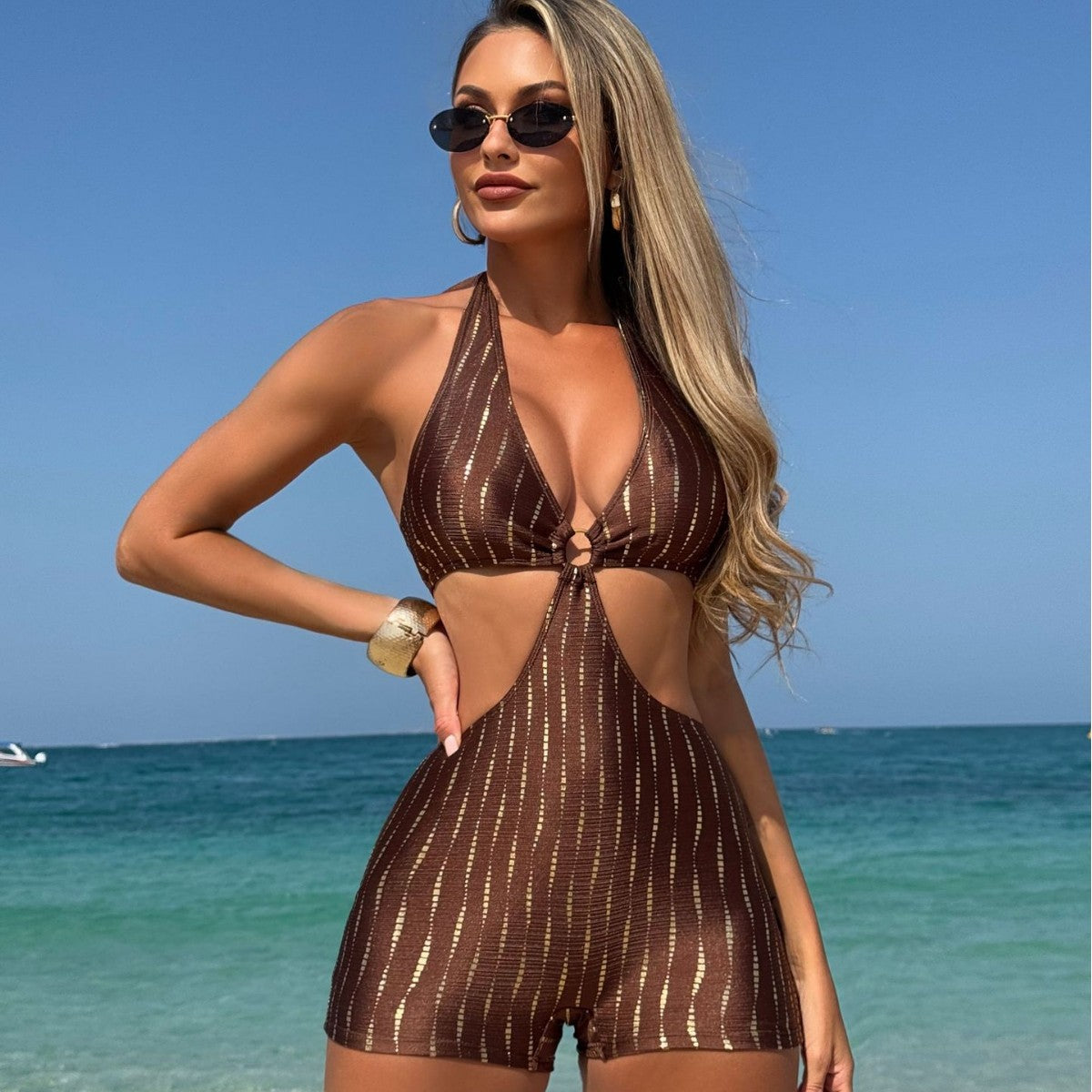 Swimsuit Women Sexy Hollow Out Cutout out High Grade Swimsuit Durable Backless Swimsuit