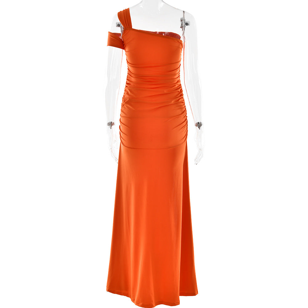 Elara Maxi Dress- Orange