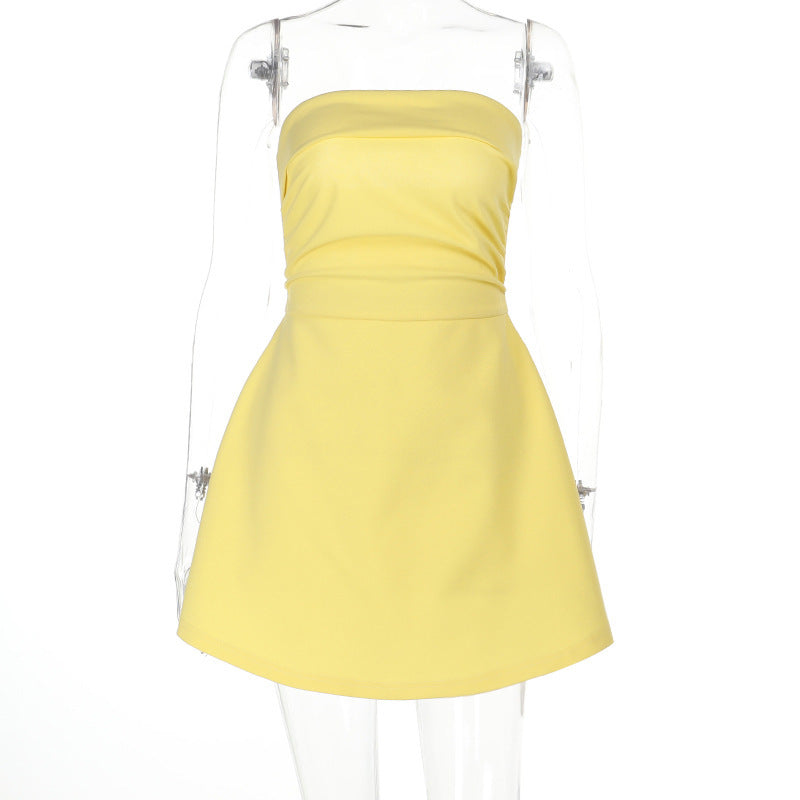 Tansy Mini Dress - Yellow
