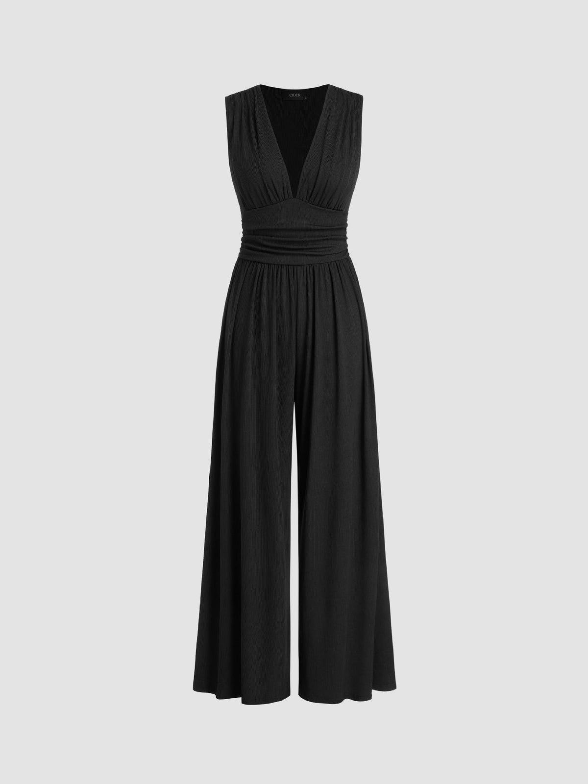 Charity – Sleeveless Wide-Leg Jumpsuit
